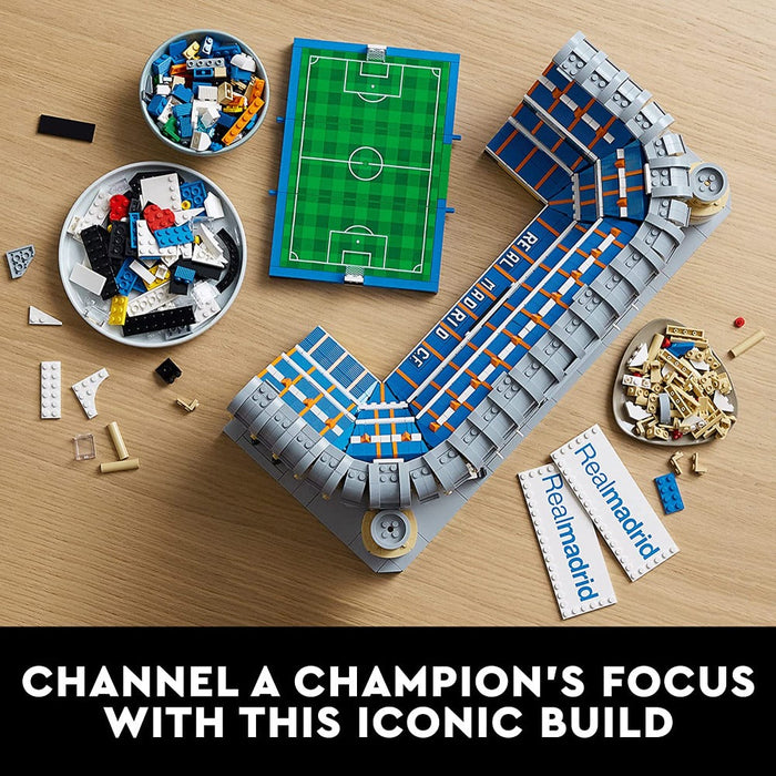 LEGO 10299 Icons Real Madrid – Santiago Bernabéu Stadium-Construction-LEGO-Toycra