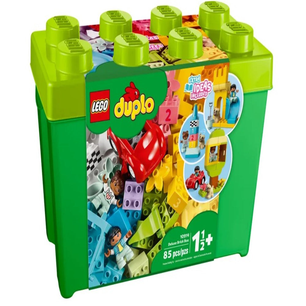 LEGO DUPLO 10914 Classic Deluxe Brick Box with Storage & Toy Car