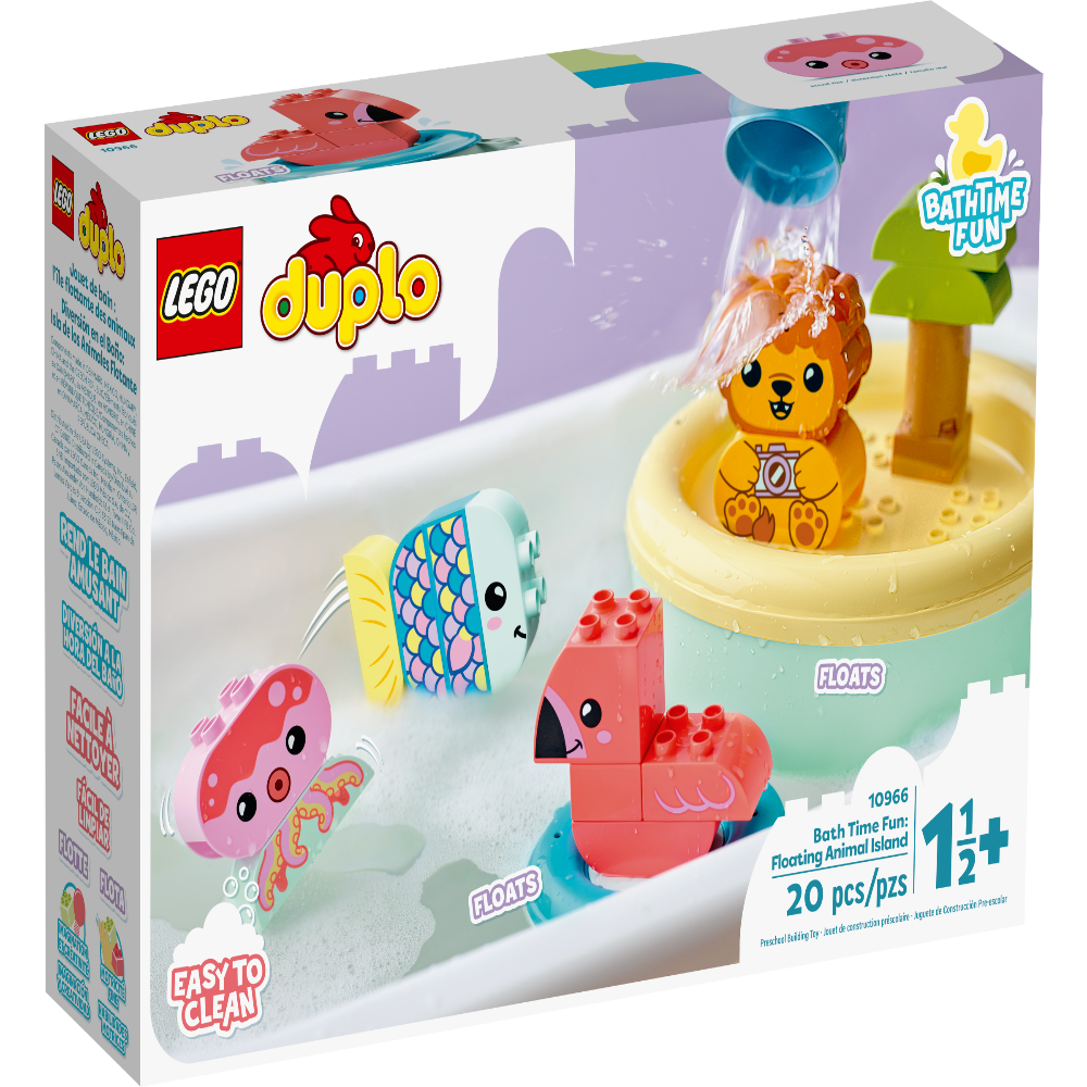 LEGO 10966 Duplo Bath Time Fun Floating Animal Island Toycra Lego 10966 duplo bath time fun floating animal island toycra