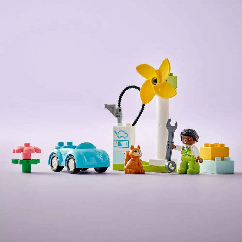 LEGO 10985 Duplo Wind Turbine And Electric Car