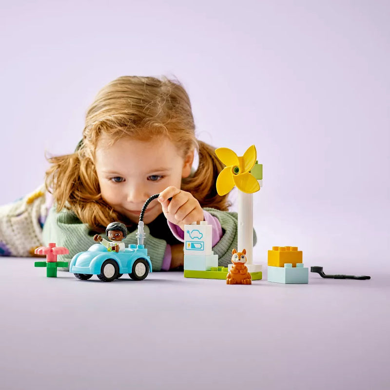 LEGO 10985 Duplo Wind Turbine And Electric Car