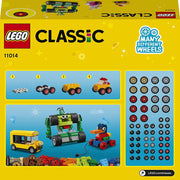LEGO 11014 Classic Bricks and Wheels (653 Pcs)-Construction-LEGO-Toycra