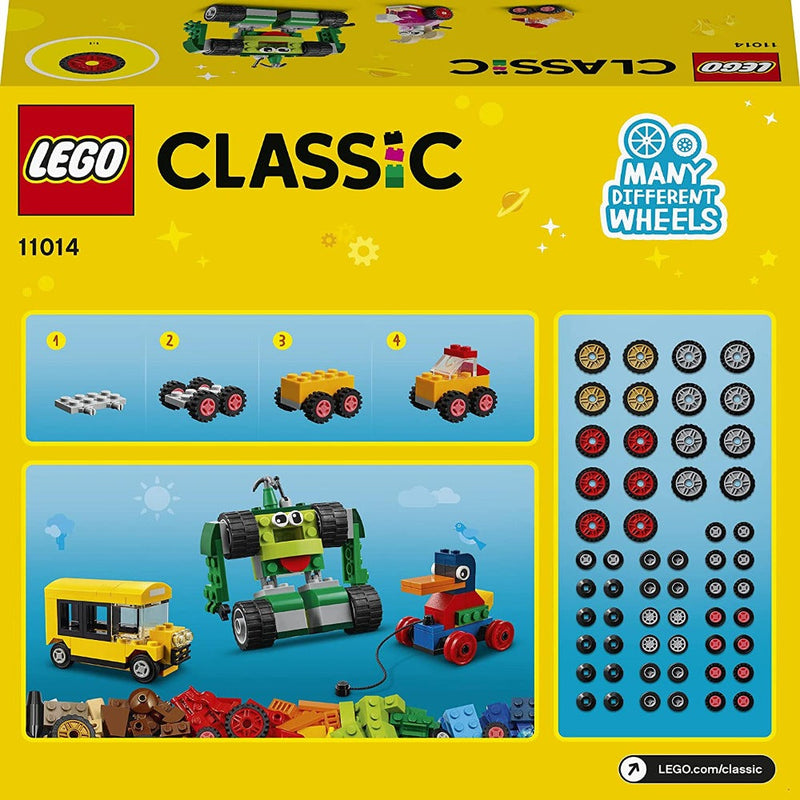 LEGO 11014 Classic Bricks and Wheels (653 Pcs)-Construction-LEGO-Toycra