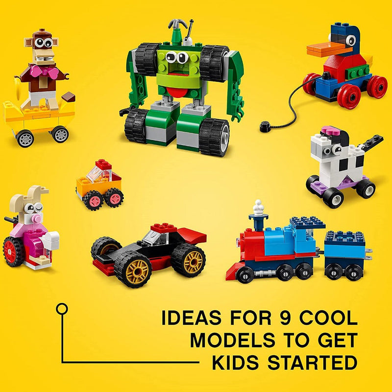 LEGO 11014 Classic Bricks and Wheels (653 Pcs)-Construction-LEGO-Toycra