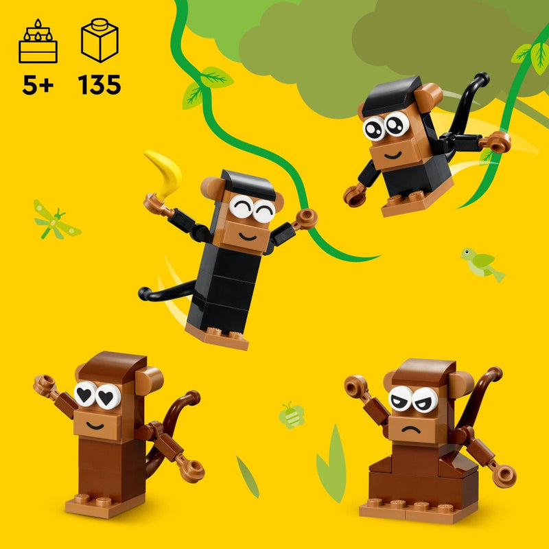 LEGO 11031 Classic Creative Monkey Fun (135 pcs)