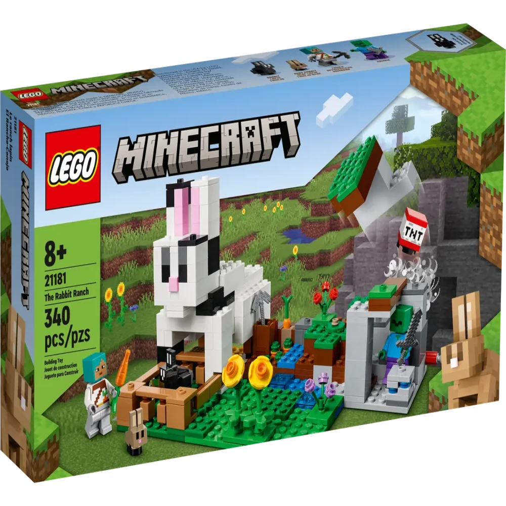 LEGO 21181 Minecraft The Rabbit Ranch | Buy Online at Toycra