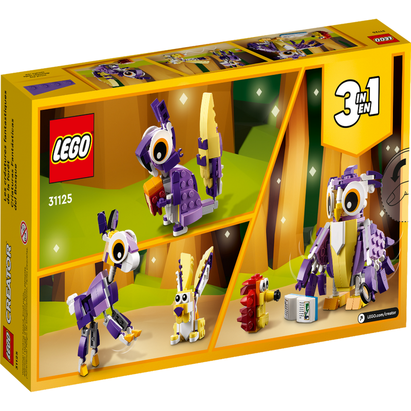 LEGO 31125 Creator 3in1 Fantasy Forest Creatures -175 Pieces