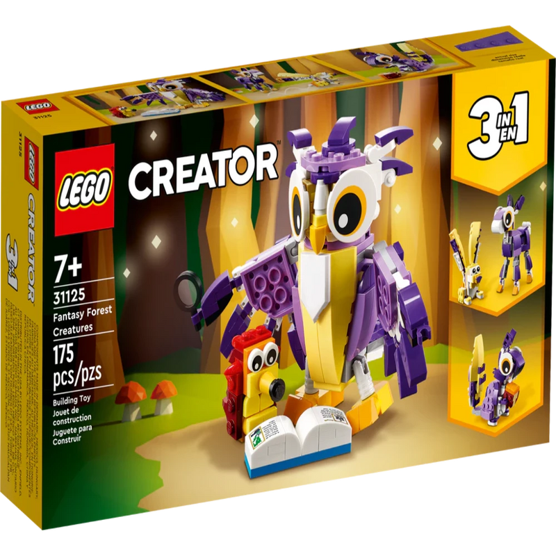 LEGO 31125 Creator 3in1 Fantasy Forest Creatures -175 Pieces