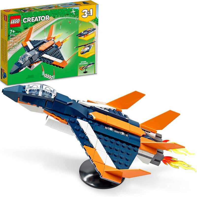 LEGO 31126 Creator 3in1 Supersonic-Jet -215 Pieces