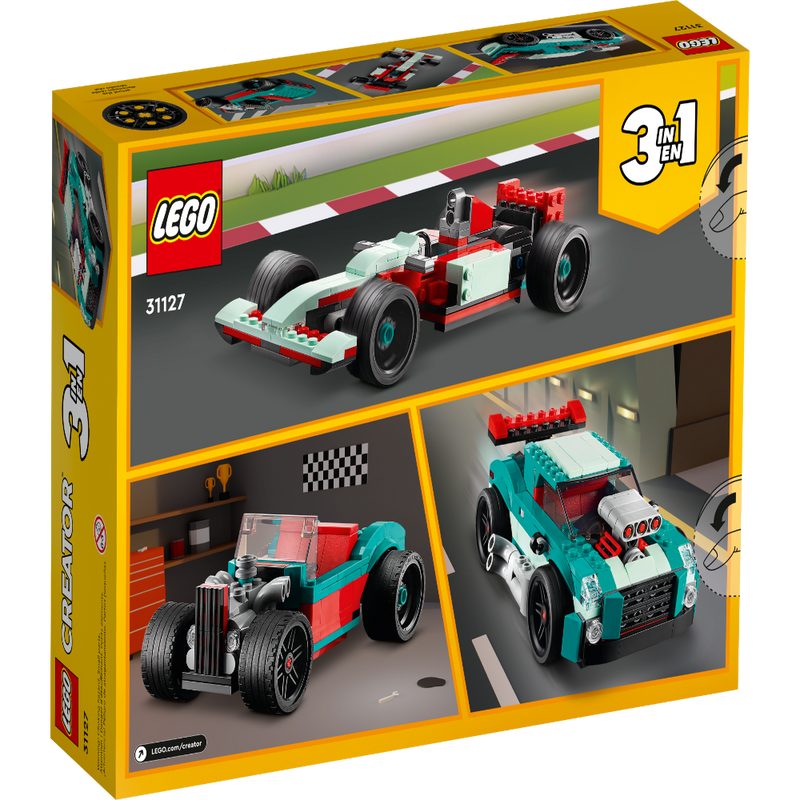 LEGO 31127 Creator 3in1 Street Racer - 258 Pieces