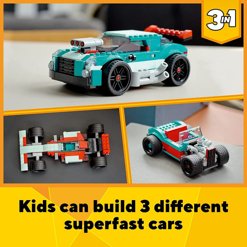 LEGO 31127 Creator 3in1 Street Racer - 258 Pieces