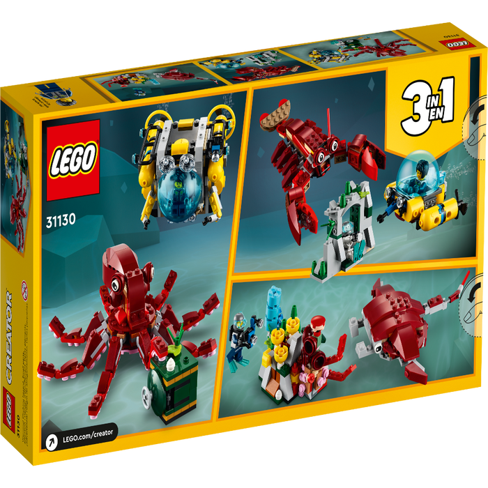LEGO 31130 Creator 3in1 Sunken Treasure Mission - 522 Pieces-Construction-LEGO-Toycra