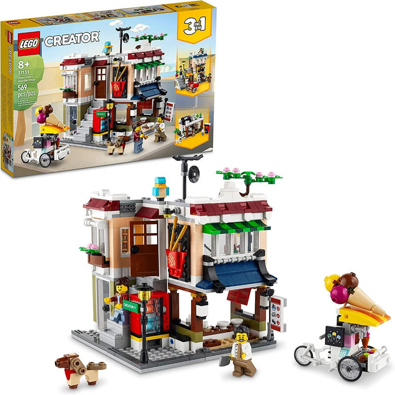 LEGO 31131 Creator 3in1 Downtown Noodle Shop - 569 Pieces