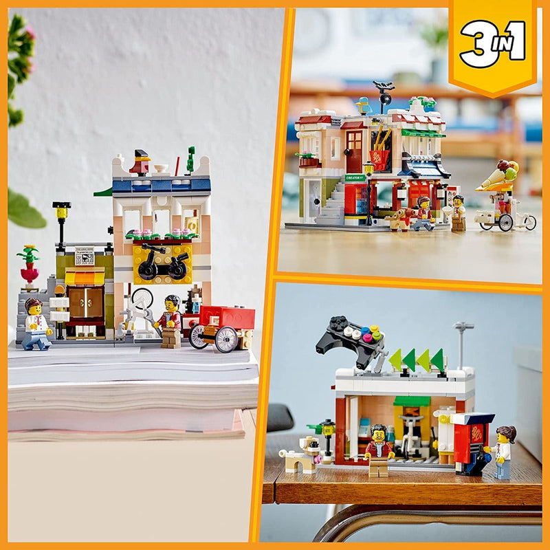 LEGO 31131 Creator 3in1 Downtown Noodle Shop - 569 Pieces