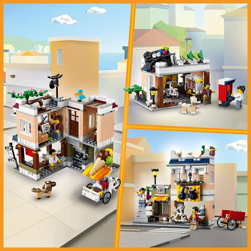 LEGO 31131 Creator 3in1 Downtown Noodle Shop - 569 Pieces