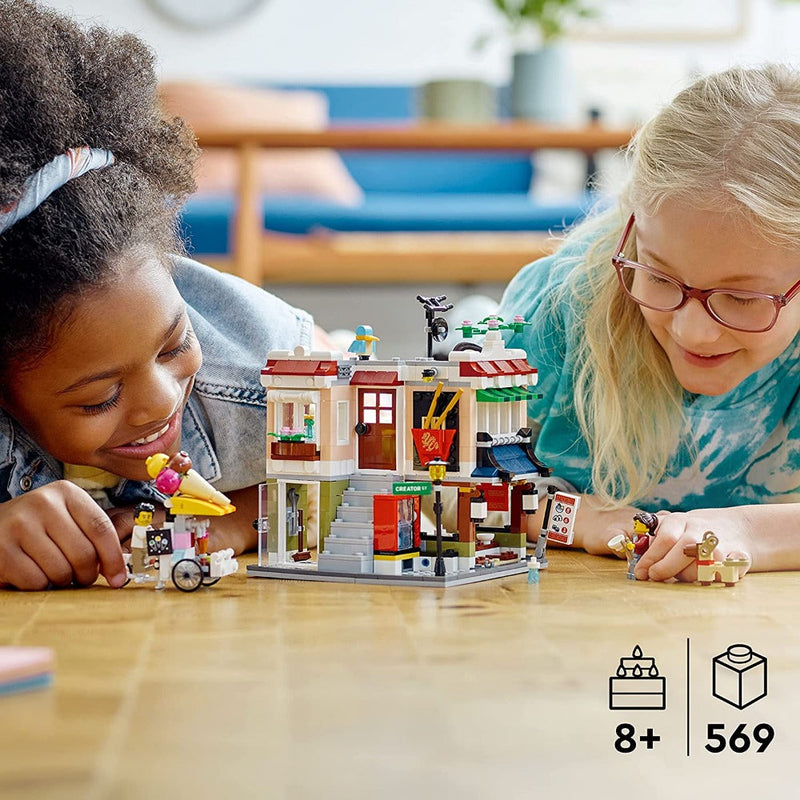LEGO 31131 Creator 3in1 Downtown Noodle Shop - 569 Pieces