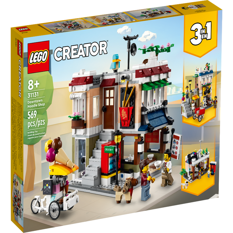 LEGO 31131 Creator 3in1 Downtown Noodle Shop - 569 Pieces