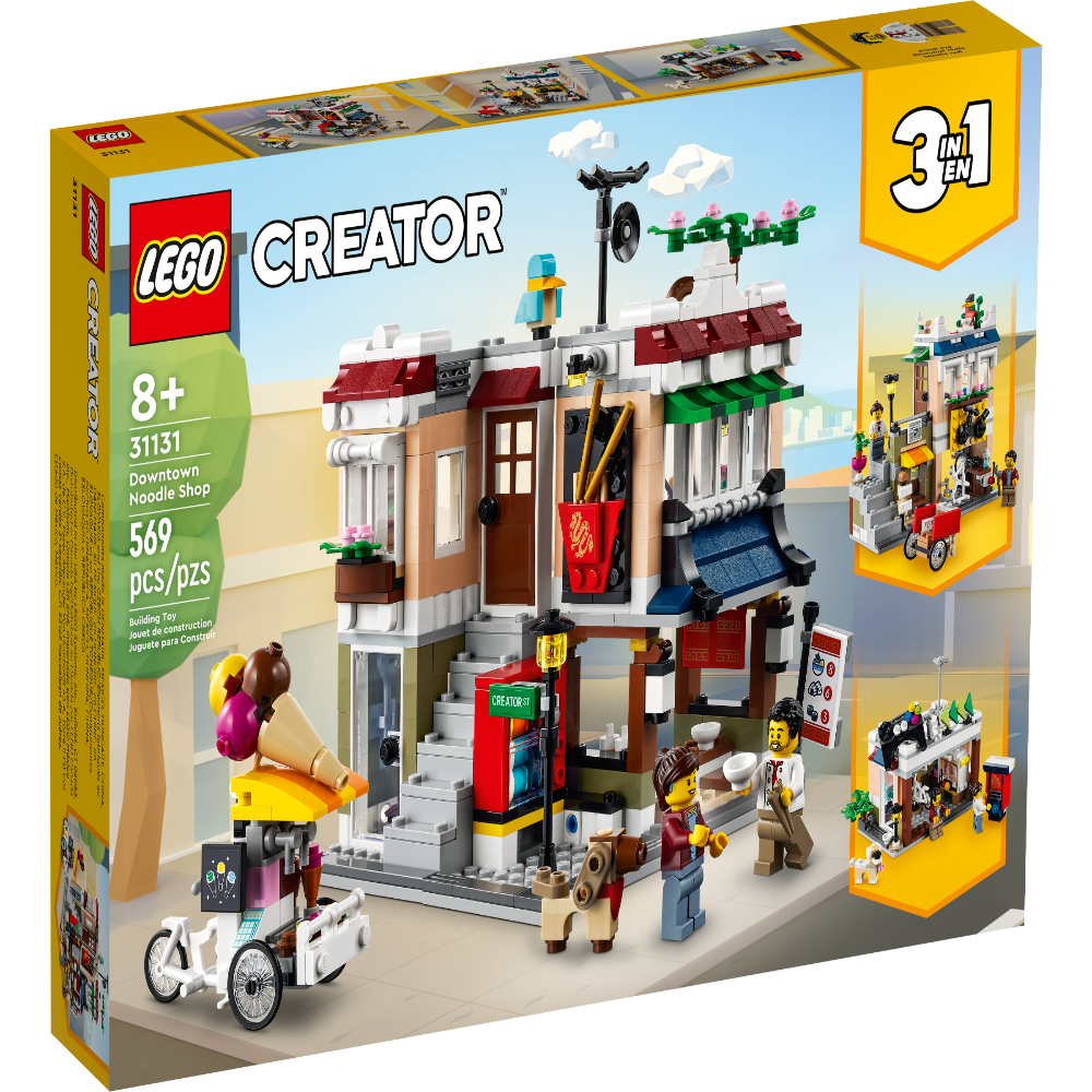 LEGO Creator 3 in 1 Downtown Noodle Shop Set 31131 - US
