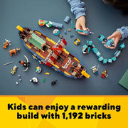 LEGO 31132 Creator 3in1 Viking Ship and The Midgard Serpent - 1192 Pieces
