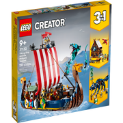 LEGO 31132 Creator 3in1 Viking Ship and The Midgard Serpent - 1192 Pieces