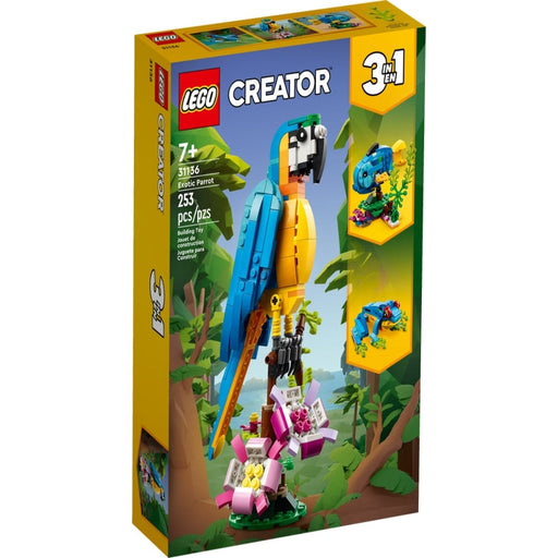 LEGO 31136 Creator Exotic Parrot-Construction-LEGO-Toycra