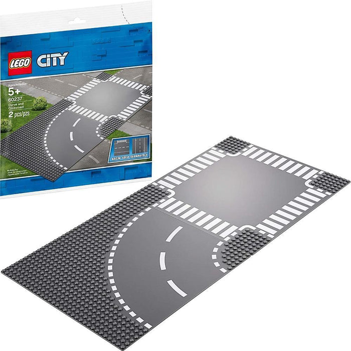 LEGO 60237 City Curve and Crossroad-Construction-LEGO-Toycra