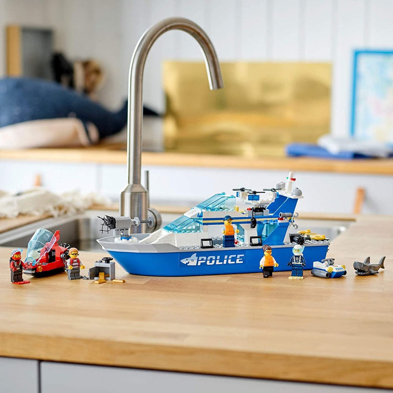 LEGO 60277 City Police Patrol Boat -276 Pieces
