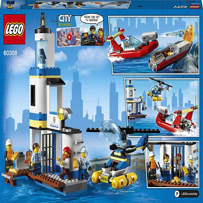 LEGO 60308 City Seaside Police and Fire Mission -297 Pieces — Toycra