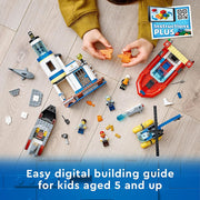 LEGO 60308 City Seaside Police and Fire Mission -297 Pieces-Construction-LEGO-Toycra