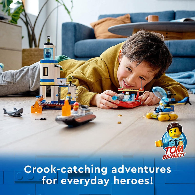 LEGO 60308 City Seaside Police and Fire Mission -297 Pieces-Construction-LEGO-Toycra