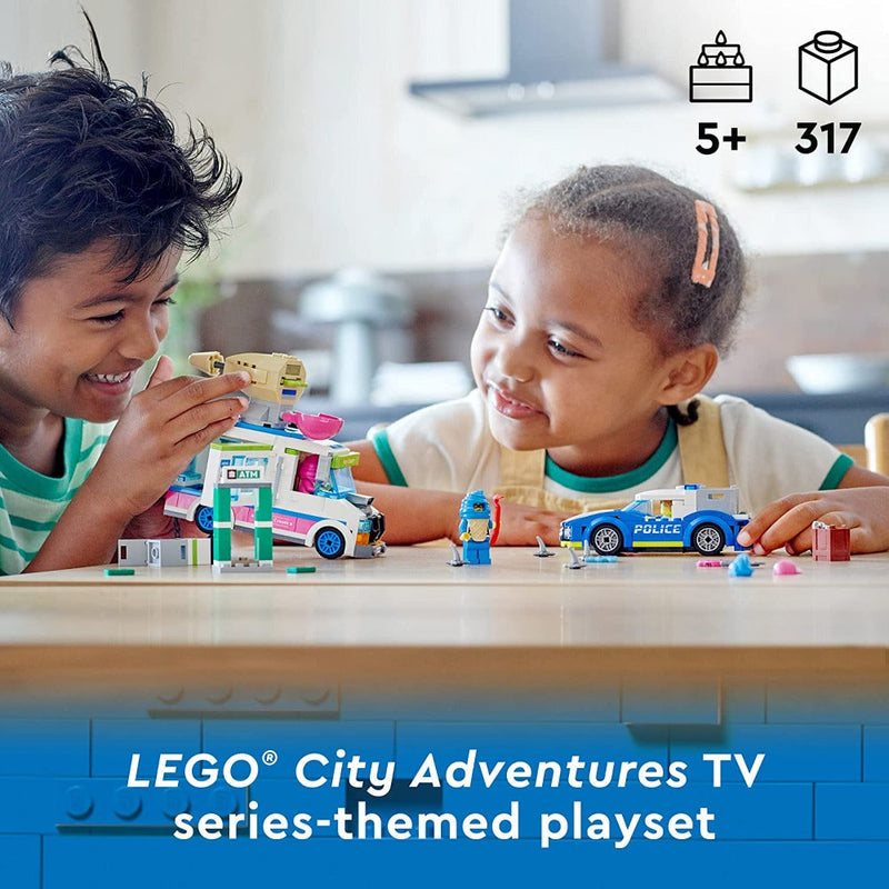 LEGO 60314 City Police Ice Cream Truck Police Chase-Construction-LEGO-Toycra