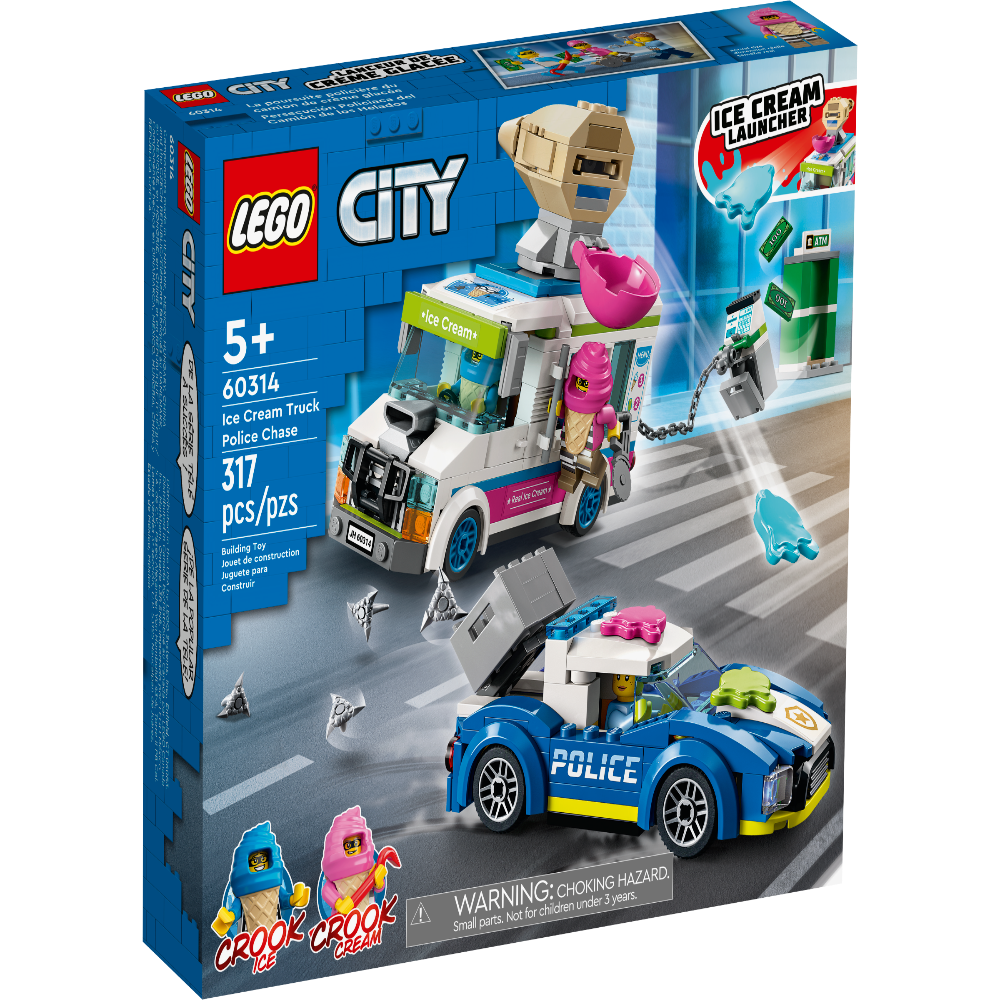 LEGO 60314 City Police Ice Cream Truck Police Chase