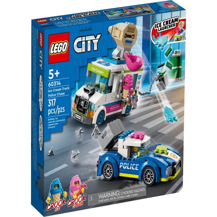 LEGO 60314 City Police Ice Cream Truck Police Chase-Construction-LEGO-Toycra