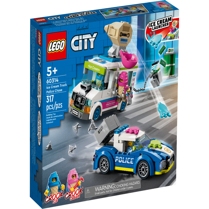 LEGO 60314 City Police Ice Cream Truck Police Chase Toycra