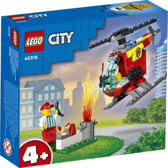 LEGO 60318 City Fire Helicopter-Construction-LEGO-Toycra