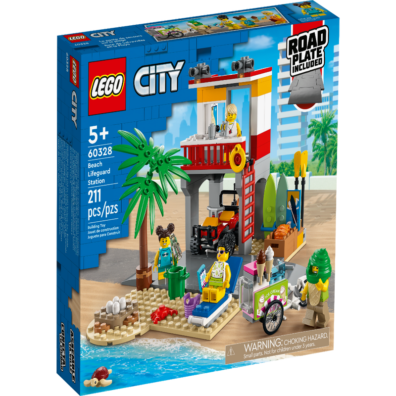 LEGO 60328 My City Beach Lifeguard Station