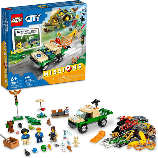 LEGO 60353 City Wild Animal Rescue Missions -246 Pieces-Construction-LEGO-Toycra