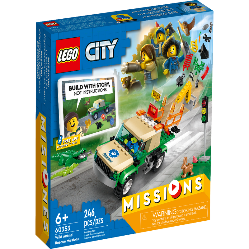 LEGO 60353 City Wild Animal Rescue Missions -246 Pieces-Construction-LEGO-Toycra