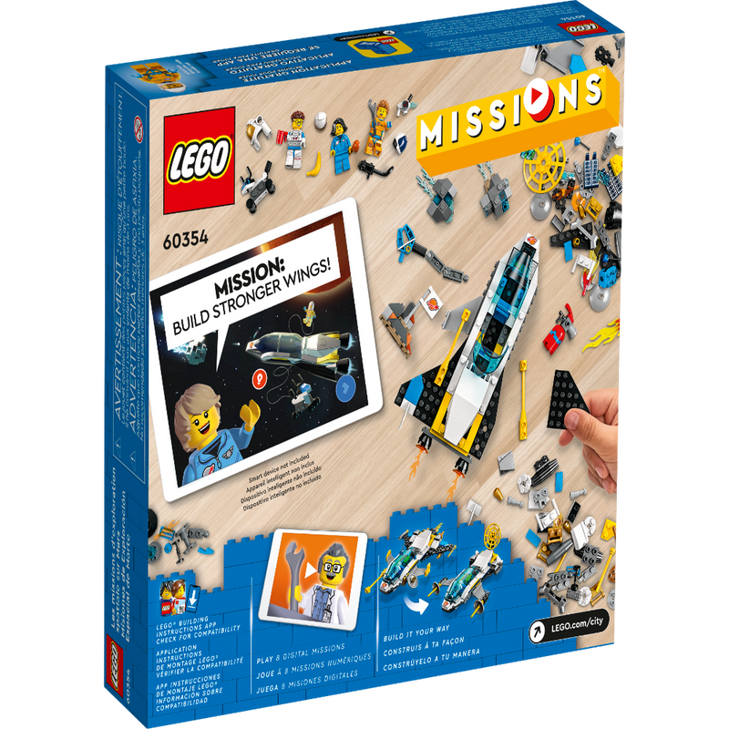 LEGO 60354 City Mars Spacecraft Exploration Missions -298 Piece