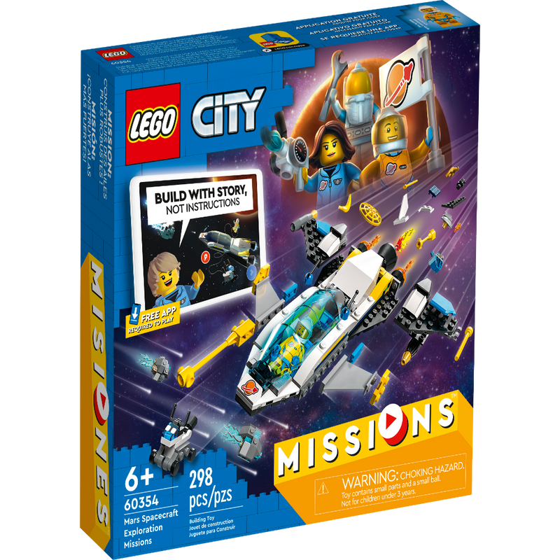 LEGO 60354 City Mars Spacecraft Exploration Missions -298 Piece