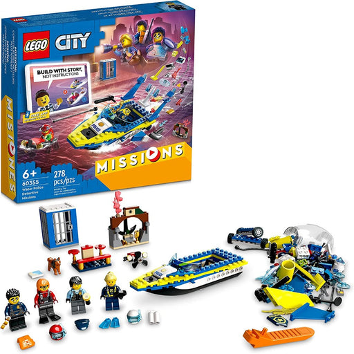 LEGO 60355 City Water Police Detective Missions -278 Pieces-Construction-LEGO-Toycra