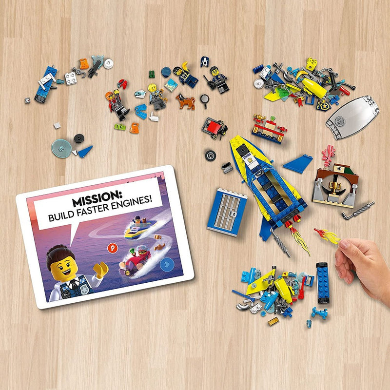 LEGO 60355 City Water Police Detective Missions -278 Pieces