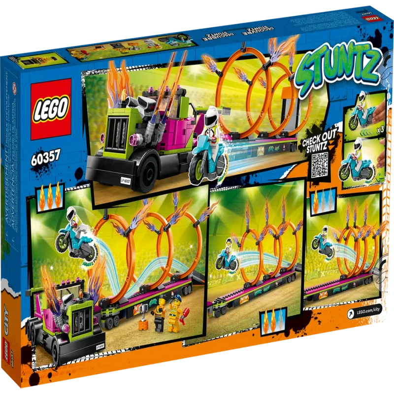LEGO 60357 City Stunt Truck & Ring of Fire Challenge