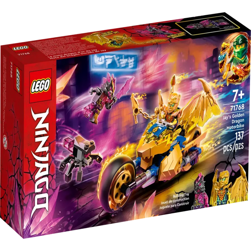 LEGO 71768 Ninjago Jay's Golden Dragon Motorbike