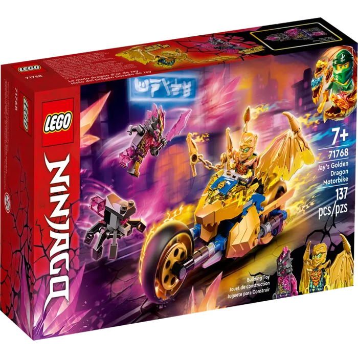 LEGO 71768 Ninjago Jay's Golden Dragon Motorbike-Construction-LEGO-Toycra