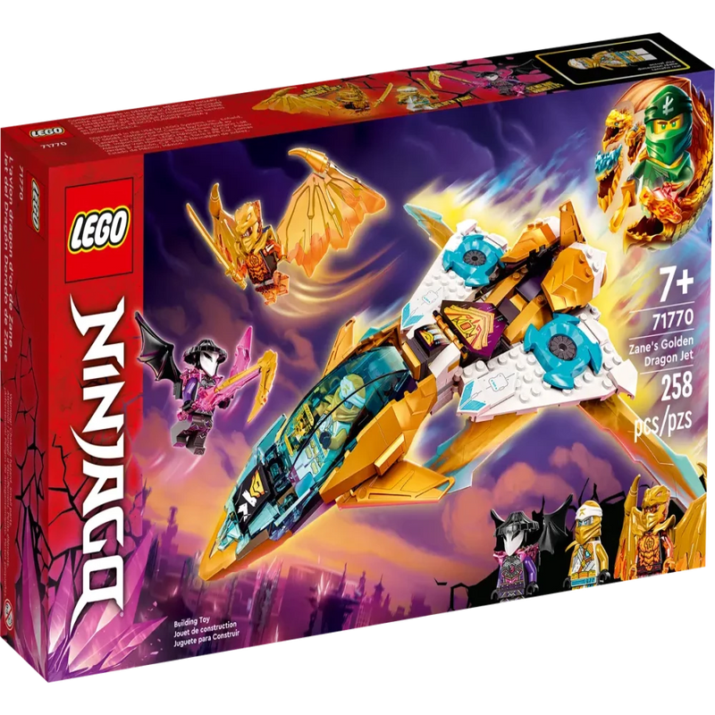 LEGO 71770 Ninjago Zane's Golden Dragon Jet-Construction-LEGO-Toycra