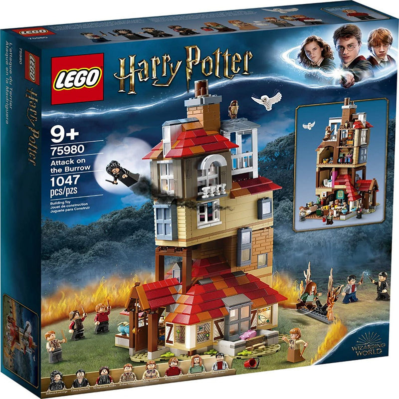 LEGO 75980 Harry Potter Attack on the Burrow ( 1047 Pieces )
