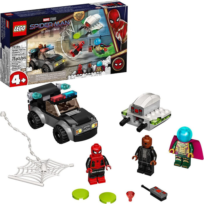 LEGO 76184 Marvel Spider-Man vs. Mysterio’s Drone Attack (73 Pieces)-Construction-LEGO-Toycra