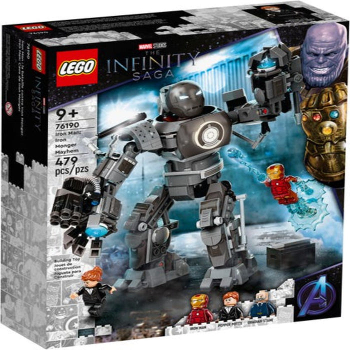 LEGO 76190 Marvel Iron Man: Iron Monger Mayhem 479 Pieces