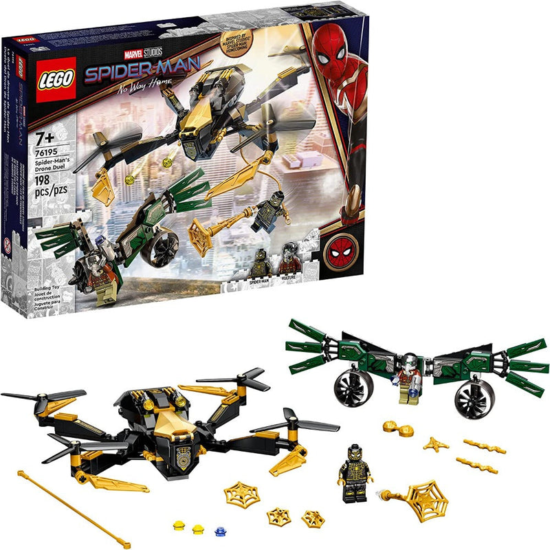 LEGO 76195 Marvel Spider-Man’s Drone Duel (198 Pieces)